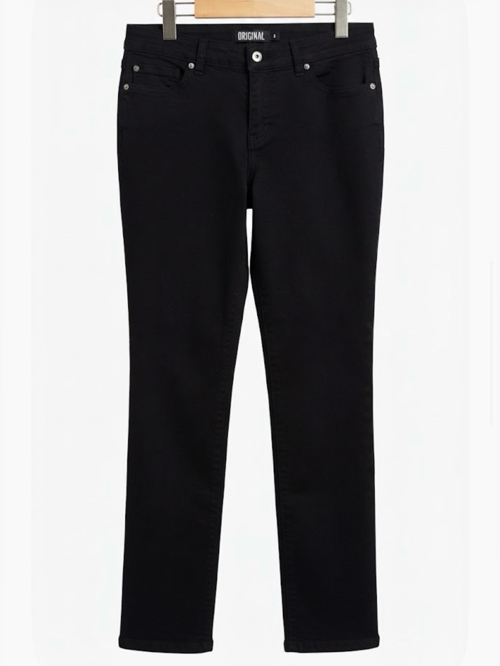 Nicole Miller Original Black 5-Pocket Pants Size 8 NWOT
